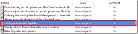 configure automatic updates